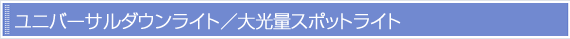 ユニバーサルダウンライト／大光量スポットライト買取