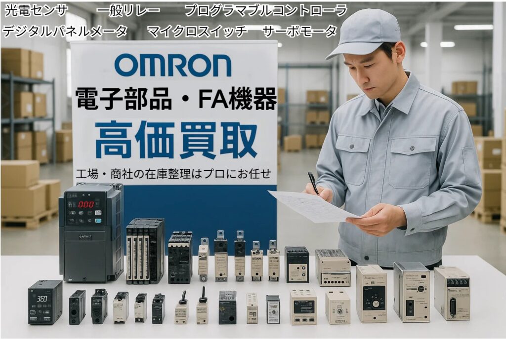 余剰在庫を即現金化！オムロン製品 高額買取