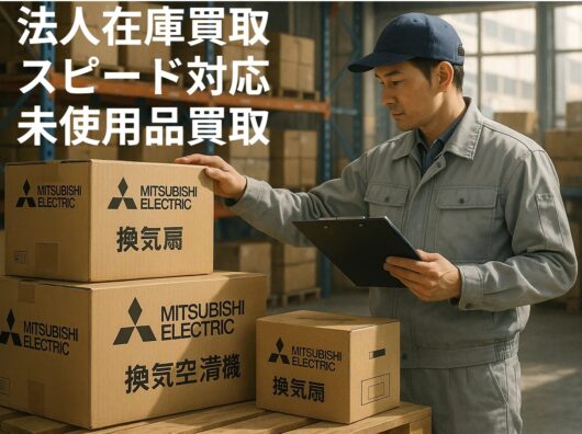 工務店・リフォーム業者向け三菱電機換気扇の未使用品買取