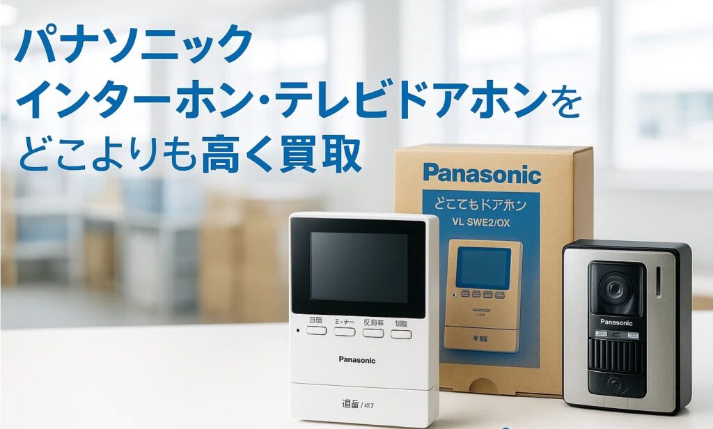 パナソニック インターホン・テレビドアホン無料査定受付中